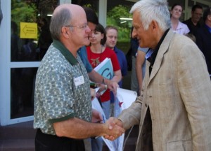 Jerzy Buzek, President of the European Parliament, stopped by to speak at Business Week